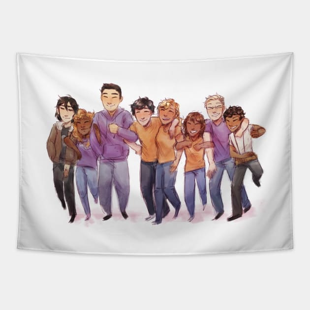 Happier Times Tapestry by StaticColour