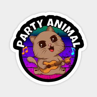 Cool Cat Party Animal Magnet