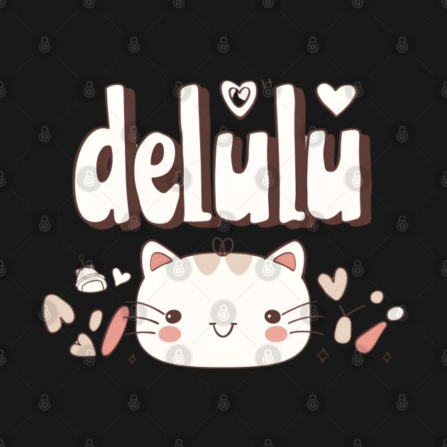 Delulu Kawaii Cat by MaystarUniverse