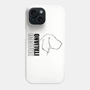 Bracco Italiano profile dog mom gift Phone Case