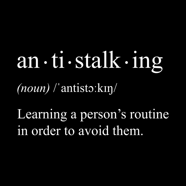 anti stalking by The Gift Hub