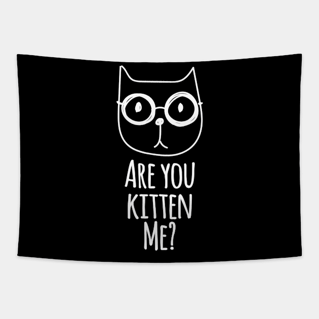 Kitten Kitty Animal lover Ideas Funny Cat Lovers Gifts Tapestry by johnii1422