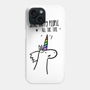 I see shiny and happy people all the time Phone Case