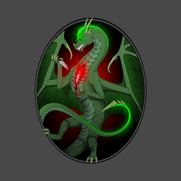 Antisepticeye Dragon by DahlisCrafter