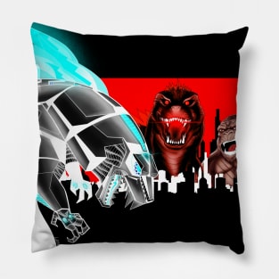 atomic kaijus madness Pillow