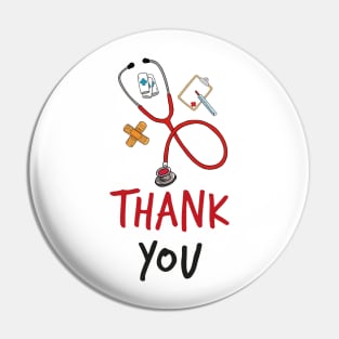 Doctor Nurse Day Thank You Pin