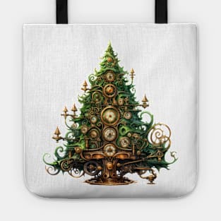 Steampunk Christmas Tree Tote