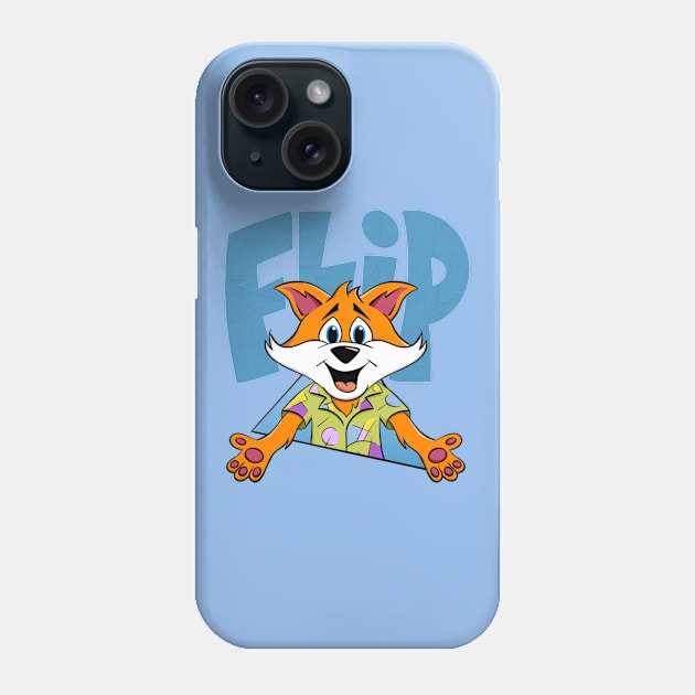 Flip The Fox Phone Case by Jason Sharman