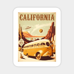 Colorado Desert California Vintage Travel Art Poster Magnet