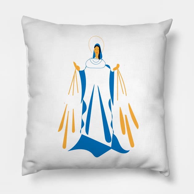 Assumption Of Mary Pillow by FlorenceFashionstyle