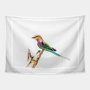 Beautiful Lilac Breasted Roller Tapestry