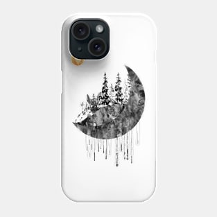 Pines and moon Phone Case