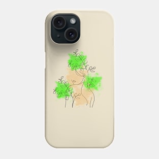 Girl looks like spring Phone Case