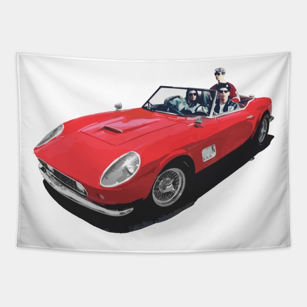 Ferris Bueller's Ferrari. So Choice Tapestry by NeuLivery