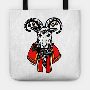 Yule Goat Scandinavian Christmas Spirit Tote