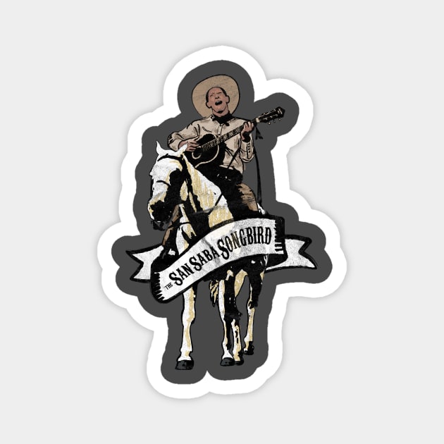 the T-shirt of Buster Scruggs Magnet by ben-goddard