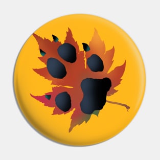 Autumn Dogs Pin