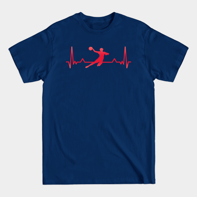 Disover Handball Heartbeat Funny Gift - Sports - T-Shirt