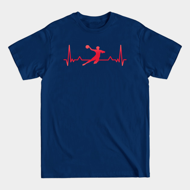 Discover Handball Heartbeat Funny Gift - Sports - T-Shirt