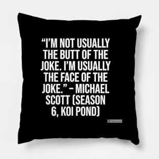 the office funny quote Pillow