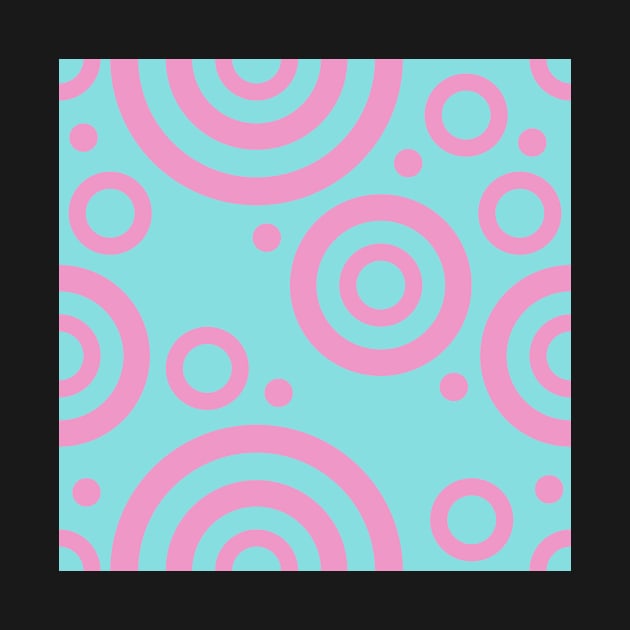 Pink circle pattern by Annka47