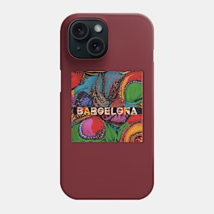 Barcelona Hidden in Abstract Art Tshirt Phone Case