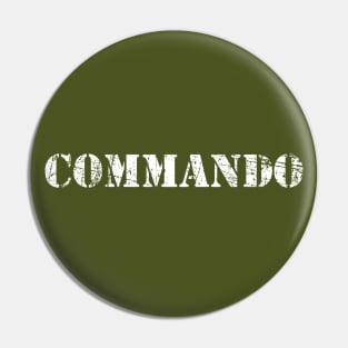 Vintage Army Commando • Classic Retro USA Military Distressed Pin