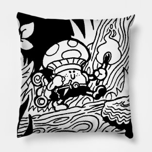 The Mushroom Adventure Pillow