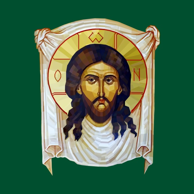 Jesus Christ Shroud Icon by Ricardo77