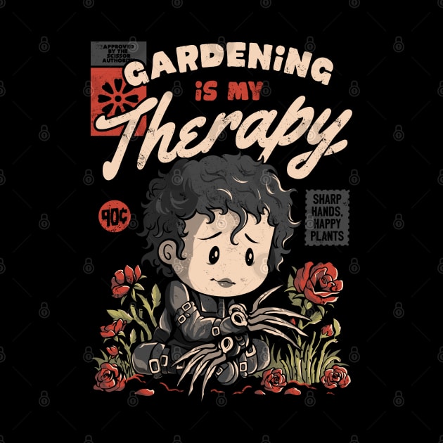 Gardening is My Therapy - Cute Nature Geek Gift by eduely