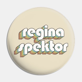 Regina Spektor / Rainbow Vintage Pin