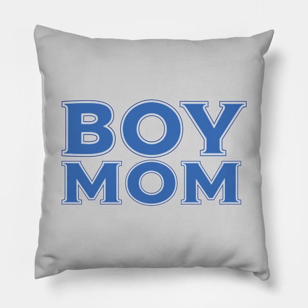 Boy Mom - 1 Pillow by centeringmychi