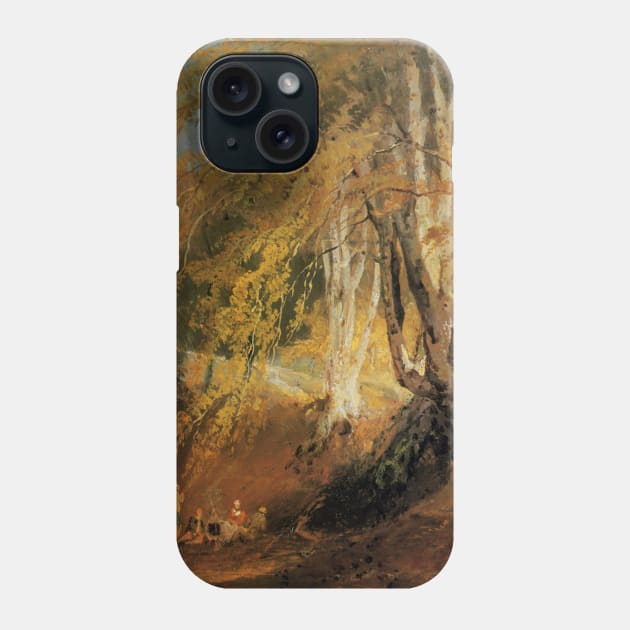 A Beech Wood with Gipsies Round a Camp Fire, 1799-1801 Phone Case by Art_Attack