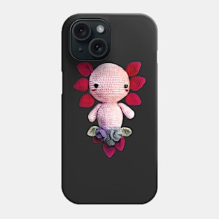 Floristic axolotl as a gift idea Phone Case