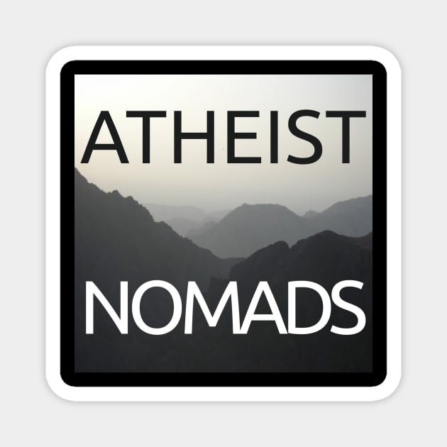 Atheist Nomads Logo Magnet by Humanists Take on the World Podcast
