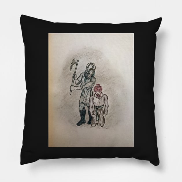 Gawain & the Green Knight Pillow by kaydee21