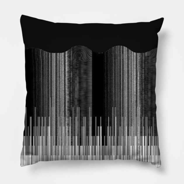 expressionism waves Pillow by joshsmith