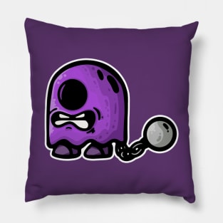 purple ghost prisoner Pillow