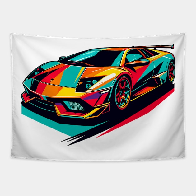 Lamborghini Murcielago Tapestry by Vehicles-Art