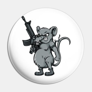 Rats soldier Pin