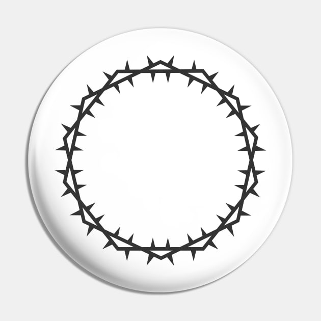 Crown of thorns from the head of Jesus Christ Pin by Reformer