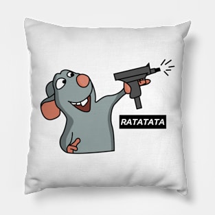 Ratatouille,  rat ratatata gun! Pillow