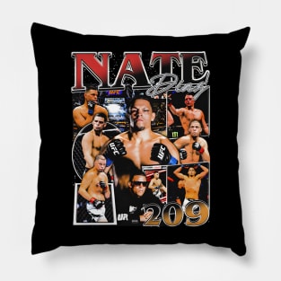 Nate Diaz Vintage Pillow