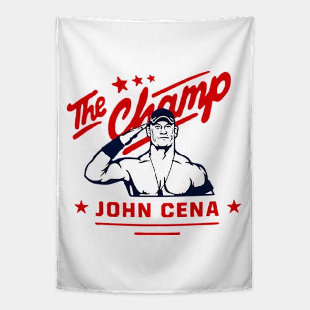 John Cena  Legendary Champ Tapestry by Geometc Style