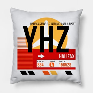 Halifax (YHZ) Airport // Sunset Baggage Tag Pillow