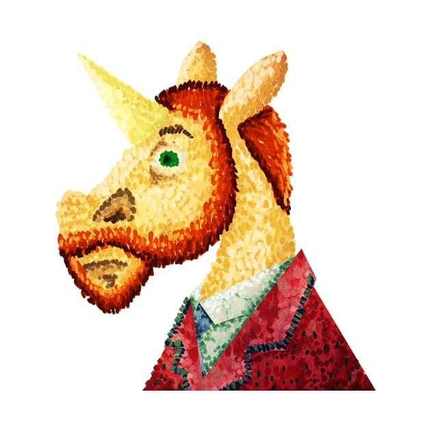 Pointillism Unicorn by Thatssounicorny