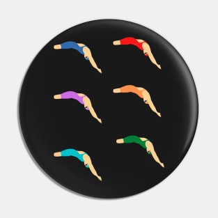 Diving Sticker Pack Pin