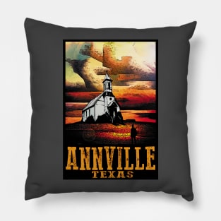 Visit Anneville, TX! Pillow