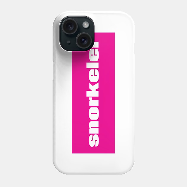 Snorkeler Phone Case by ProjectX23Red