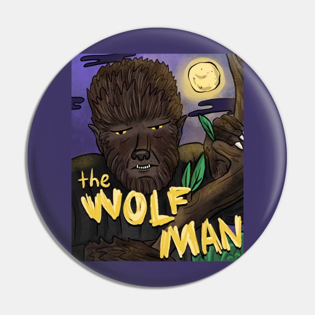 The Wolf Man Pin by dilemserbest